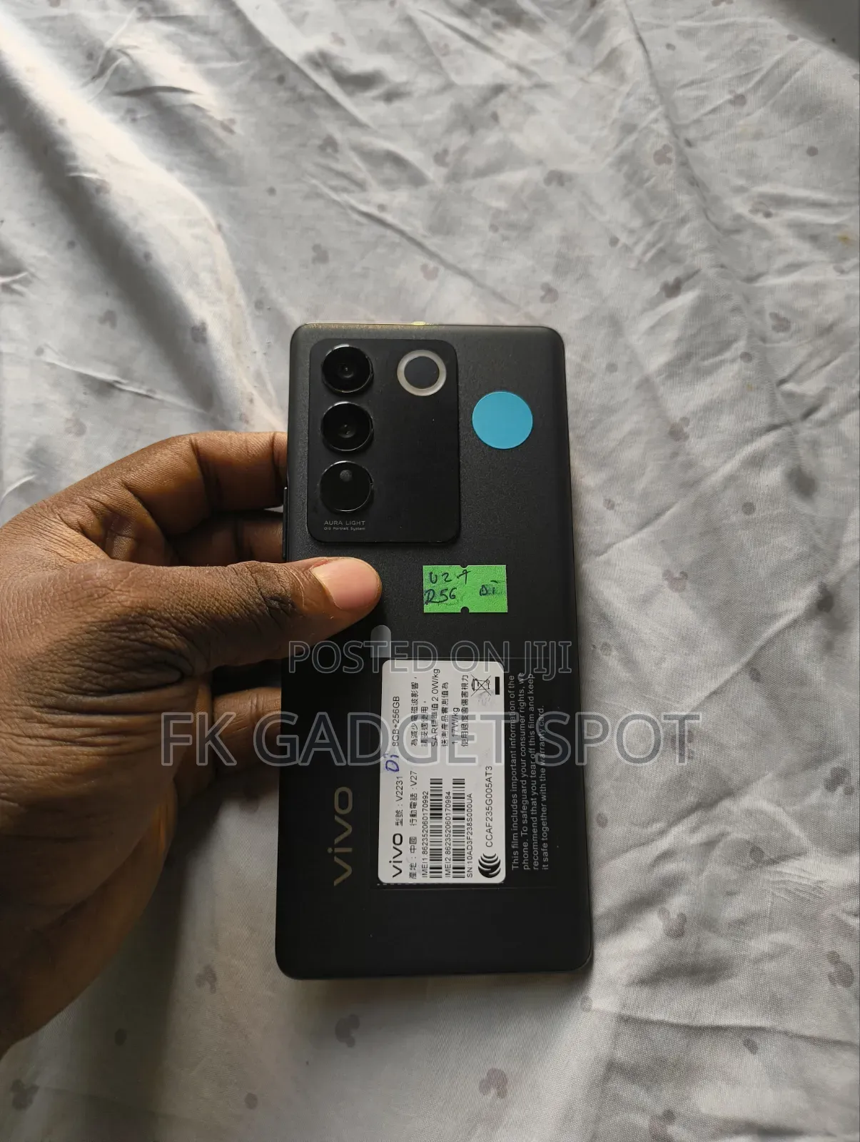 Vivo V27 256 GB Black