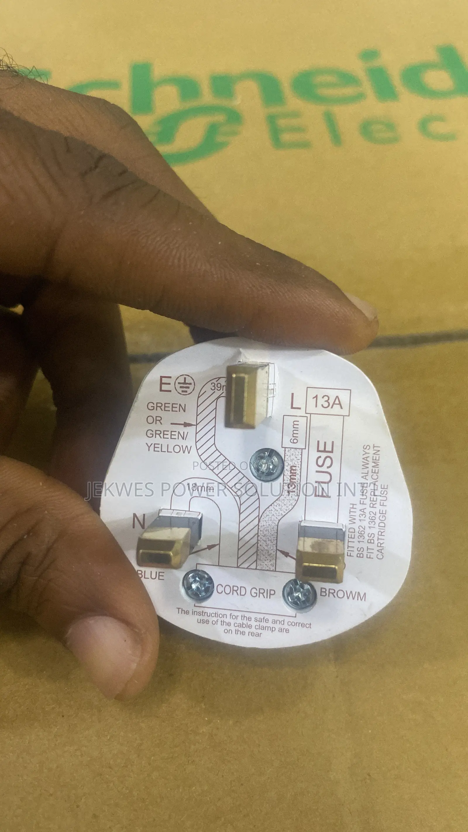 Original 13A Fuse Socket Schnider Electric
