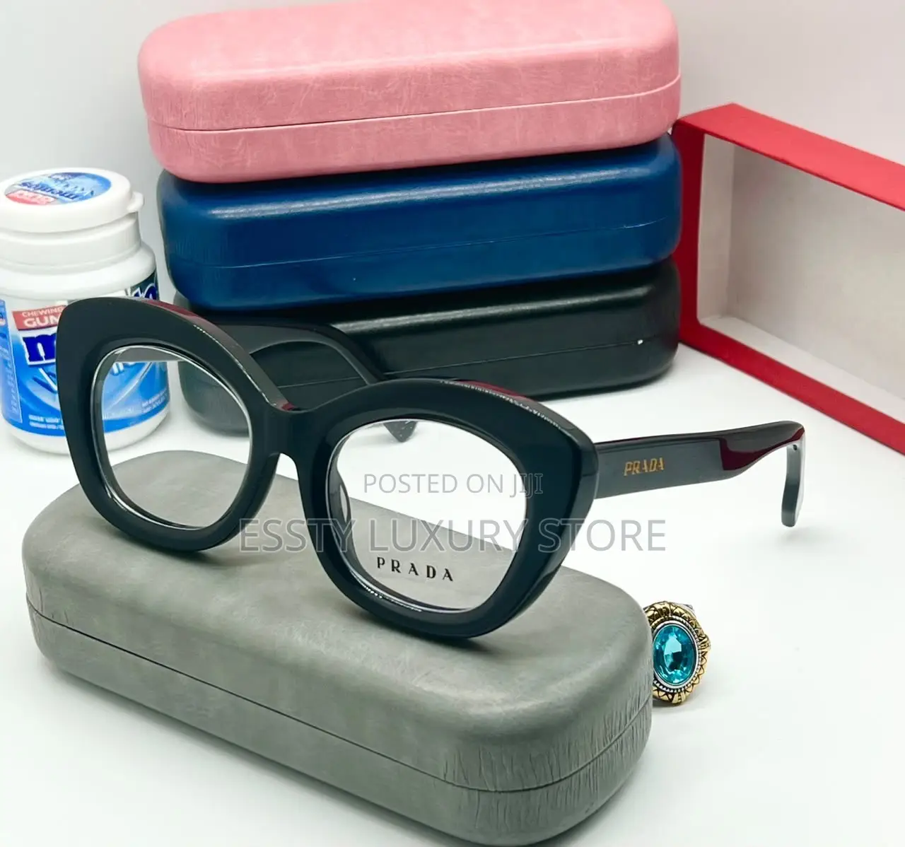 High Quality Luxury Prada Female Frame Glasses