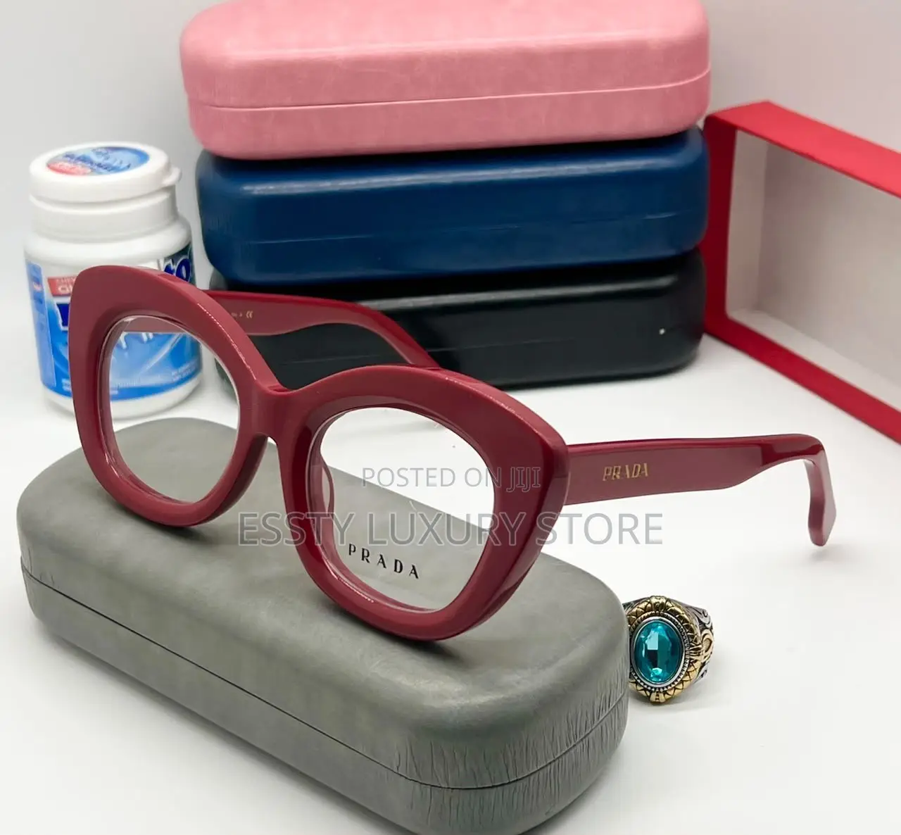High Quality Luxury Prada Female Frame Glasses
