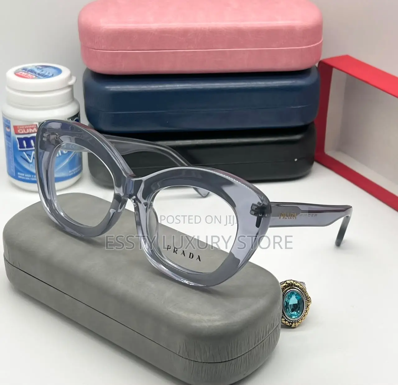 High Quality Luxury Prada Female Frame Glasses