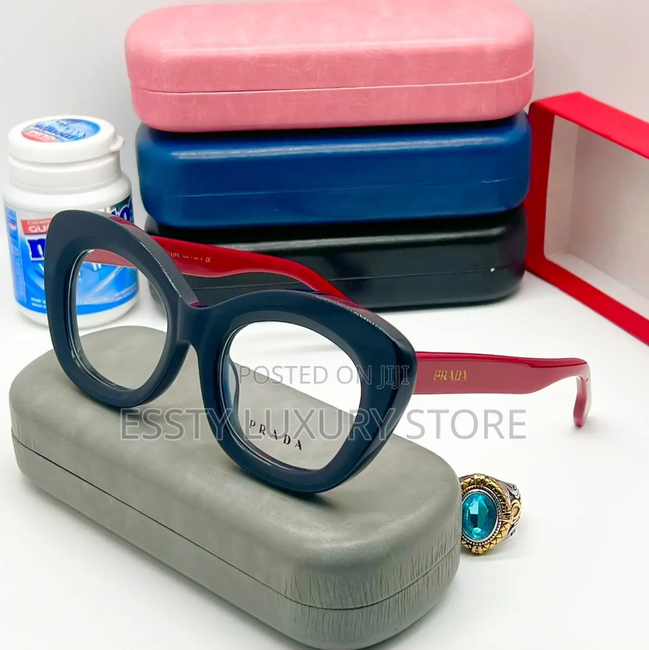 High Quality Luxury Prada Female Frame Glasses