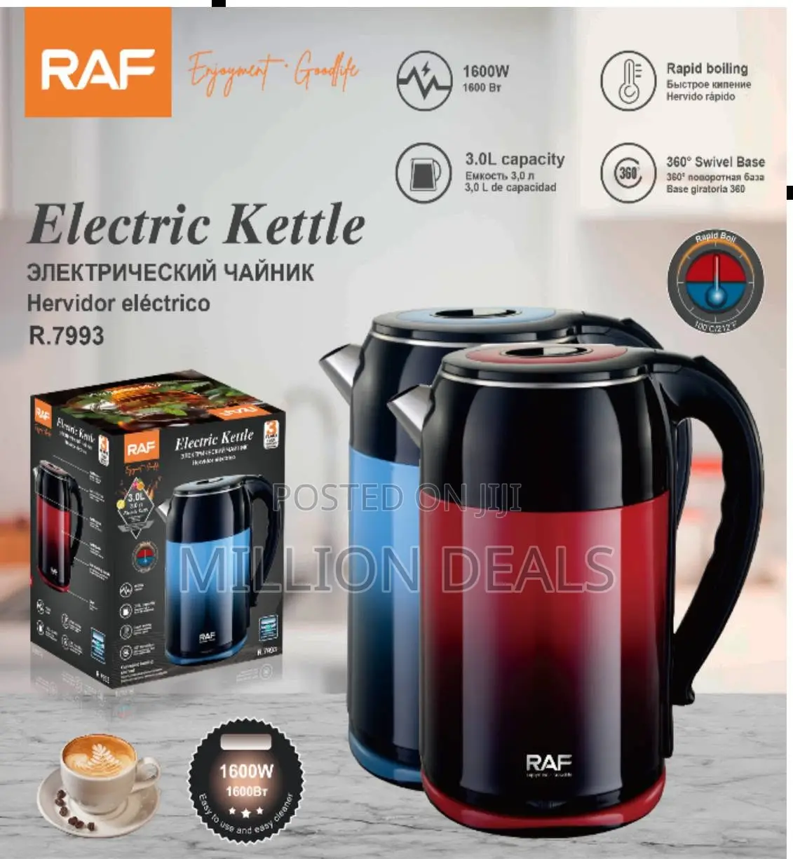 Luxury Electric Kettle 3L