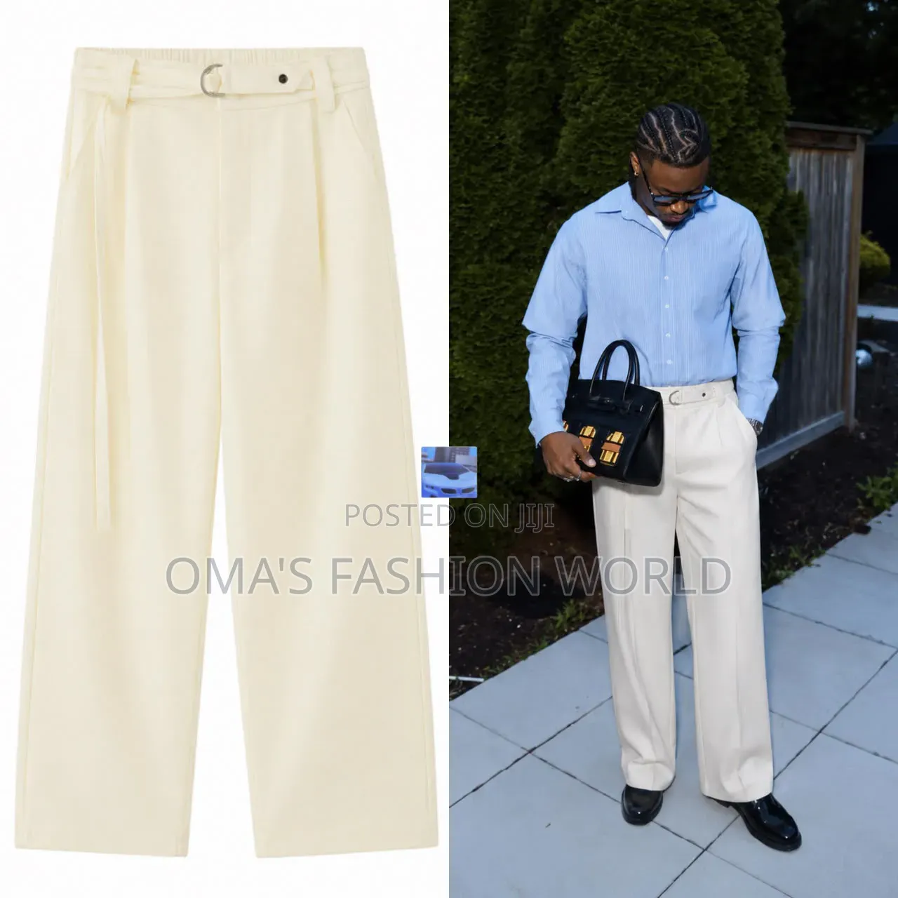 No Stress, Just Premium Vibes! High-Quality Long Palazzo Trousers