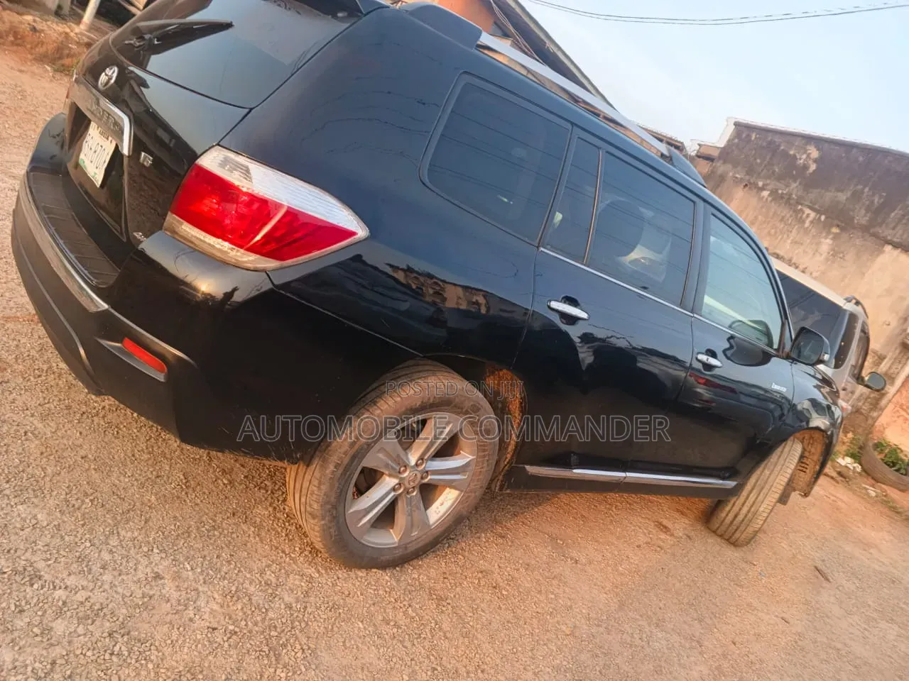 Toyota Highlander 4x4 2008 Black