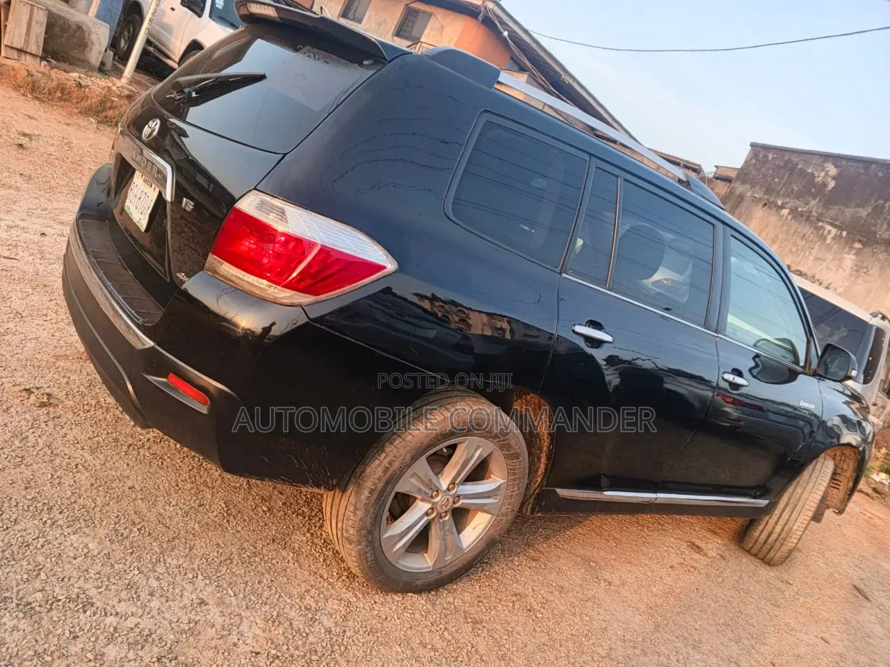 Toyota Highlander 4x4 2008 Black