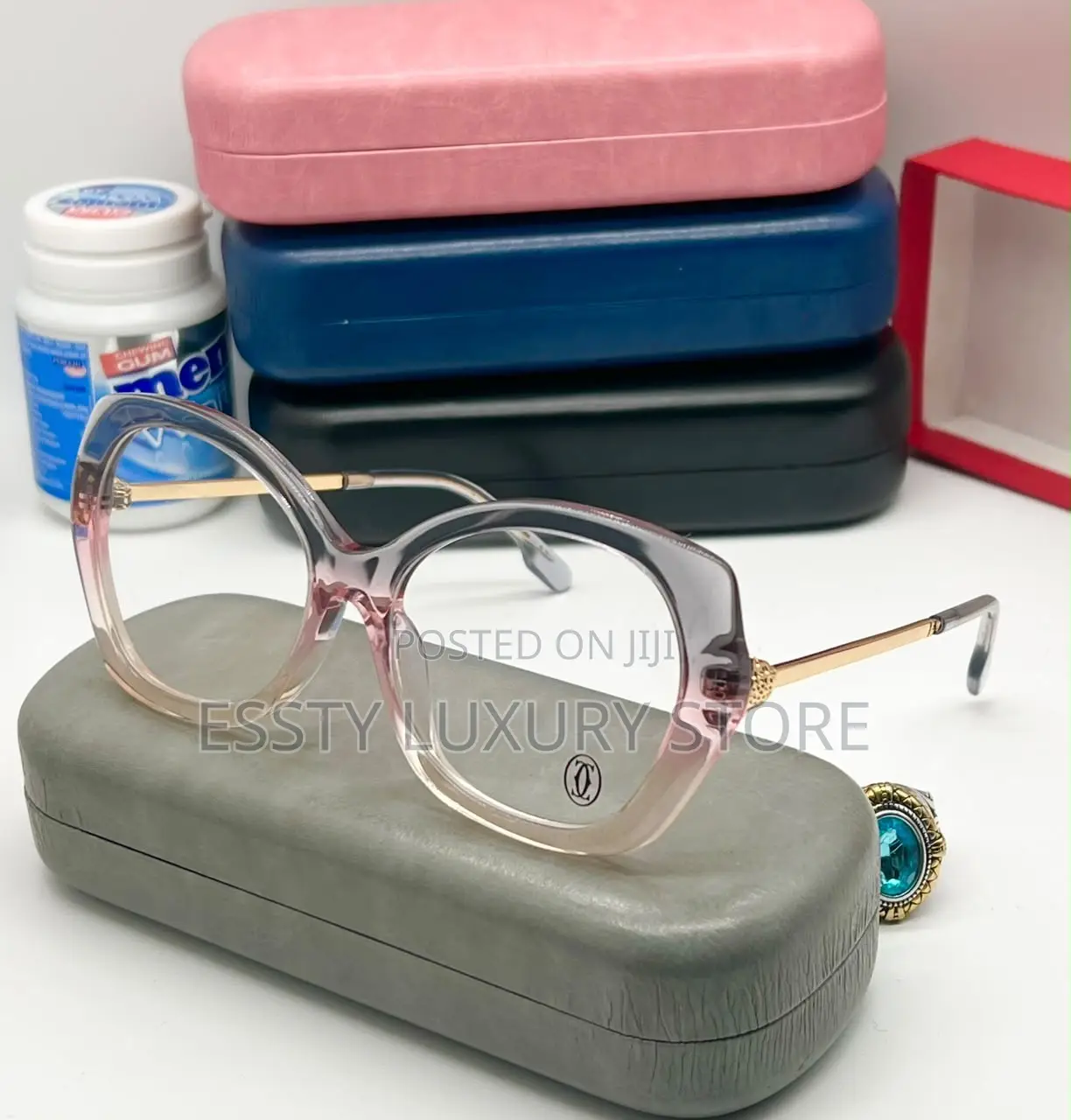 High Quality Luxury Cartier Female Frame Glasses