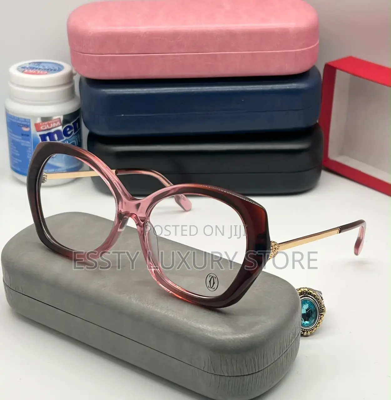High Quality Luxury Cartier Female Frame Glasses