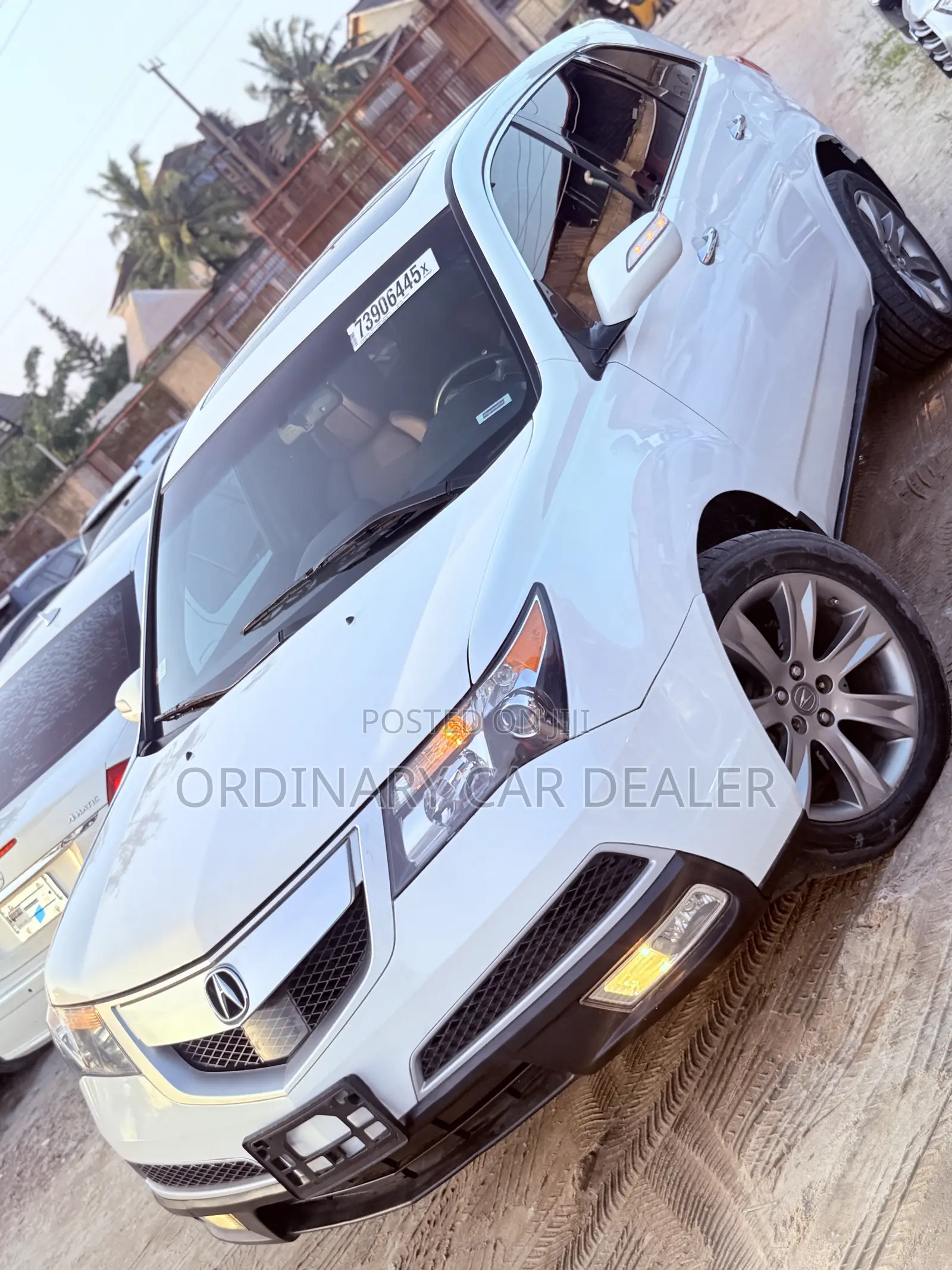Acura MDX Advance Package SUV AWD (3.7L 6cyl 6A) 2012 White