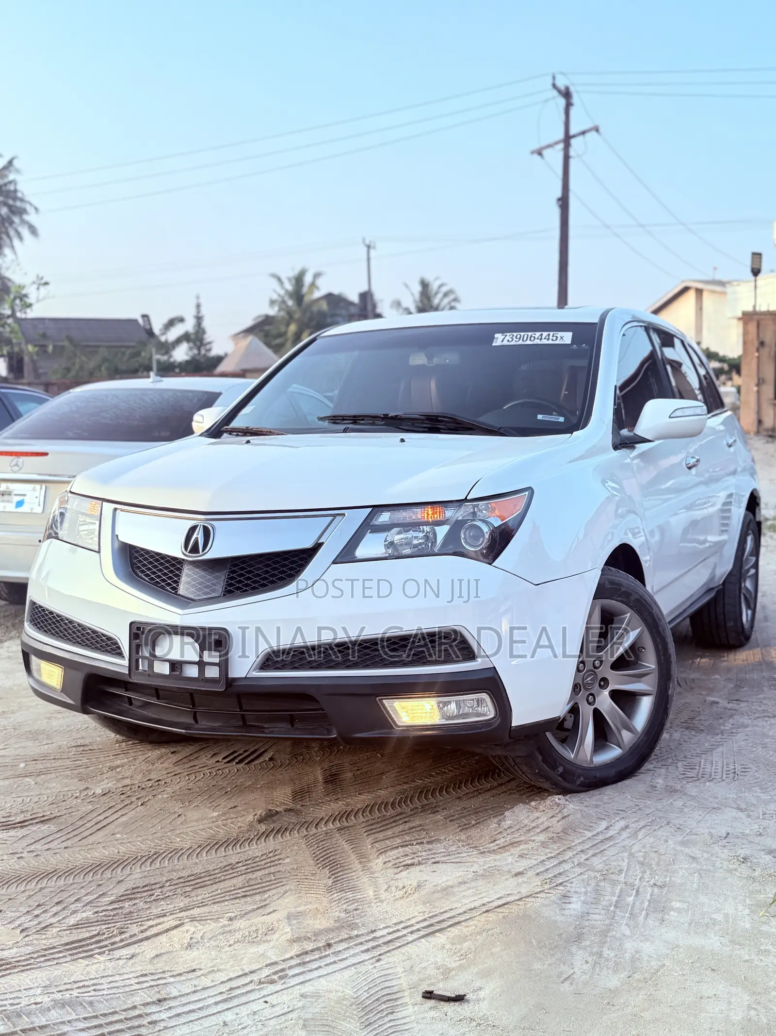 Acura MDX Advance Package SUV AWD (3.7L 6cyl 6A) 2012 White