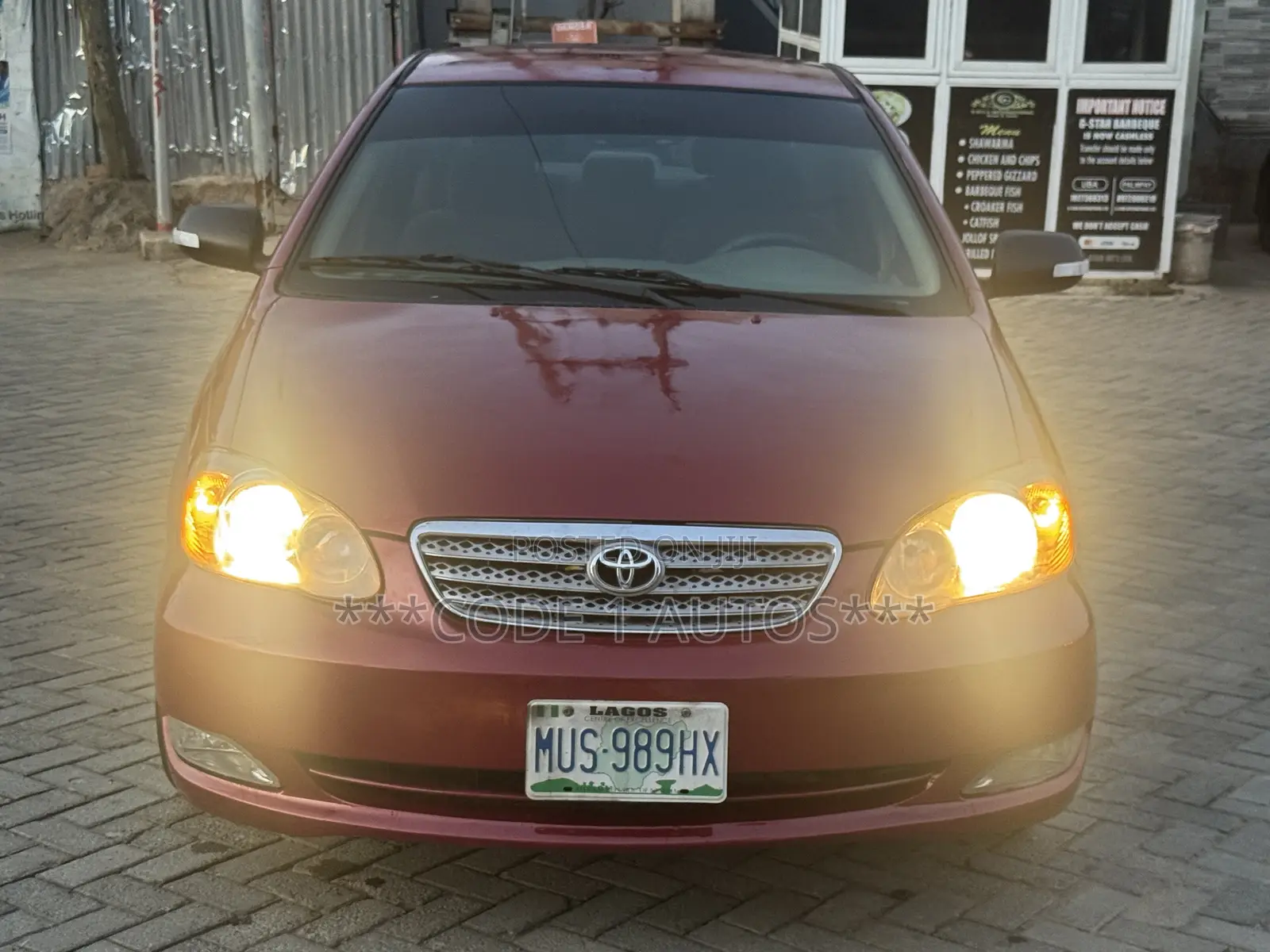 Toyota Corolla 1.4 D-4D Automatic 2007 Red