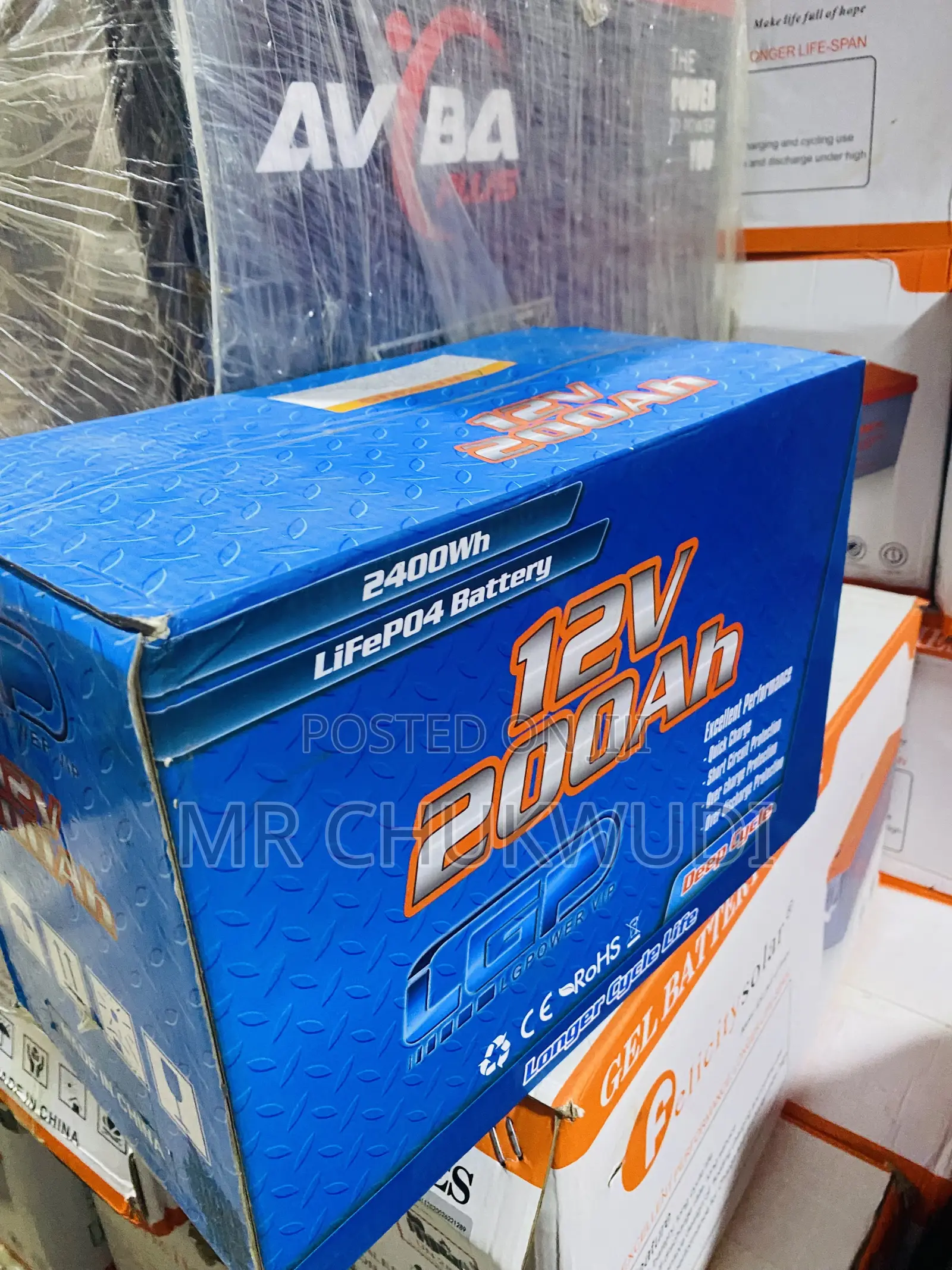 200ah 12v LGP Solar Lithium Batteries Is Available