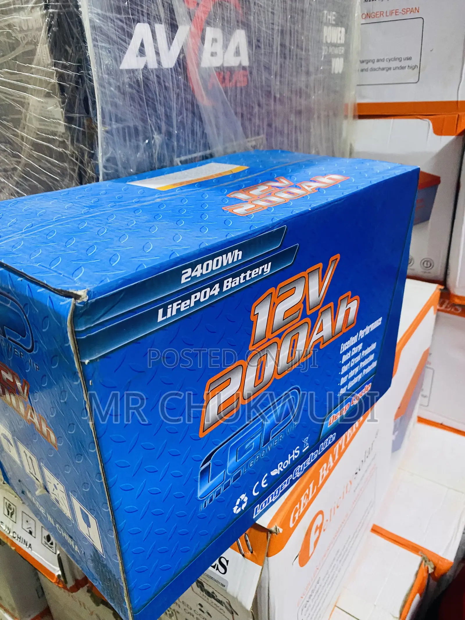 200ah 12v LGP Solar Lithium Batteries Is Available