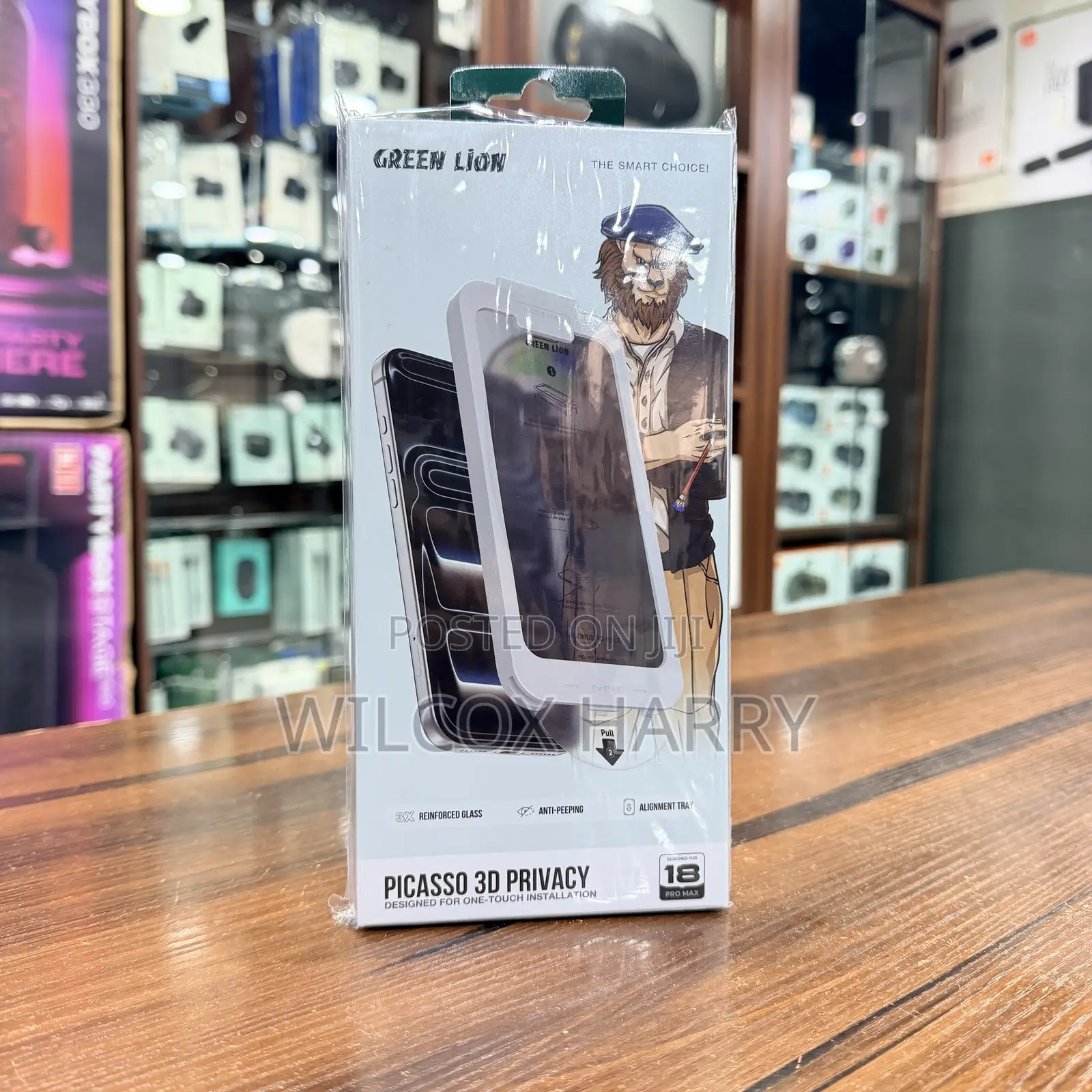 iPhone 18 Pro & 18 Pro Max Green Lion Screen Guard Protector