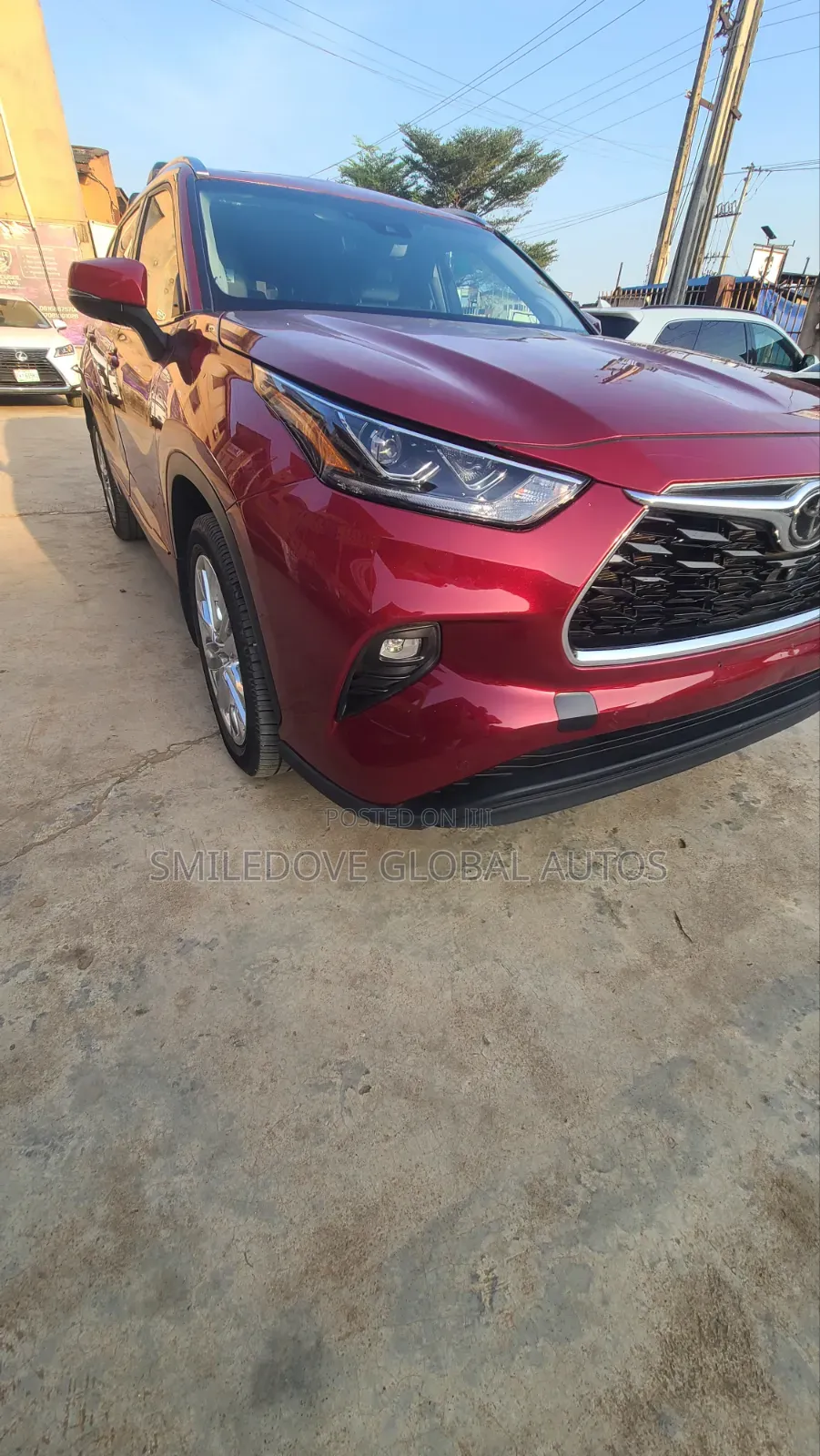Toyota Highlander Limited 2022 Burgundy
