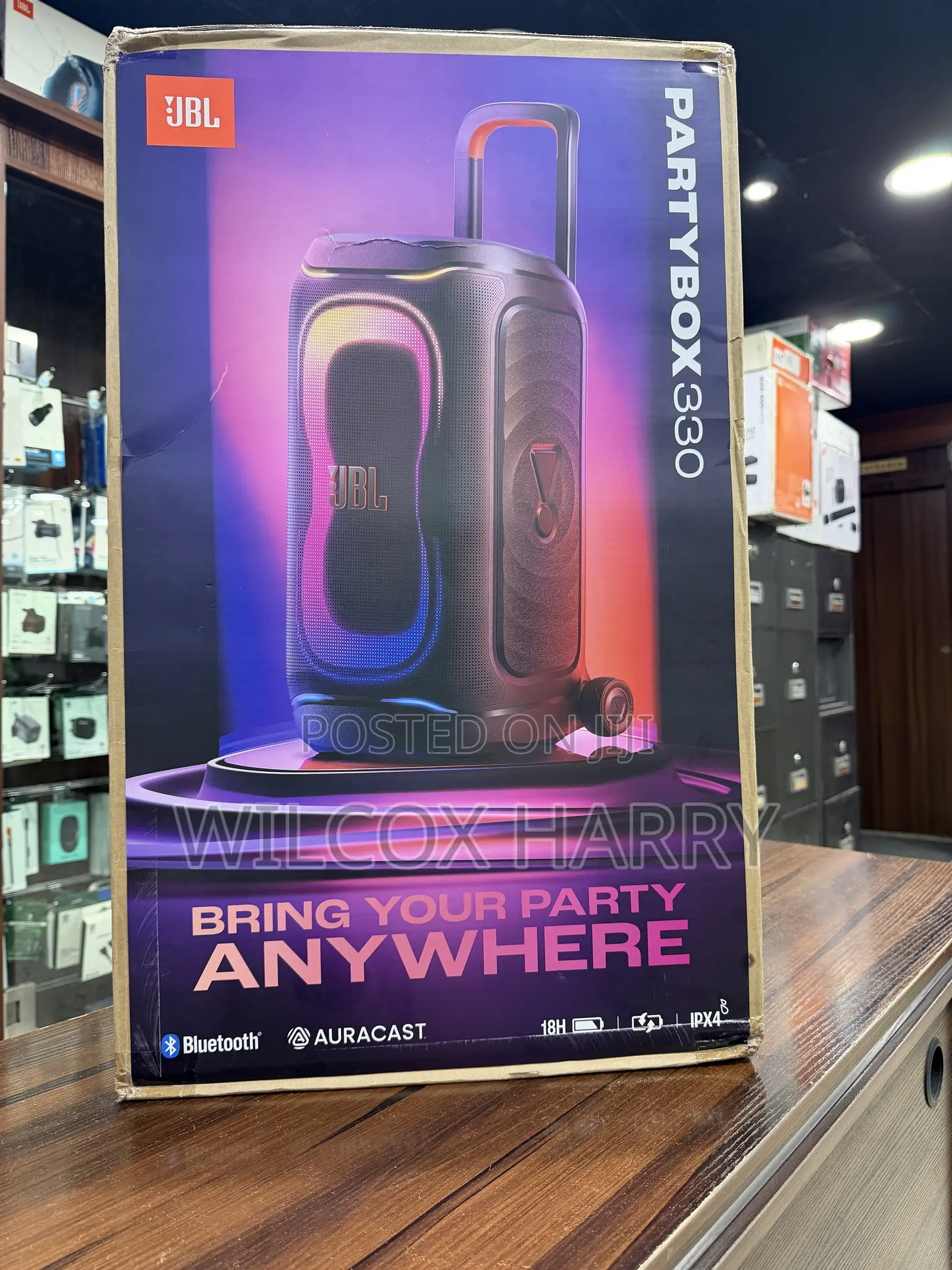 JBL Party Box 330 | Portable Bluetooth Party Speaker