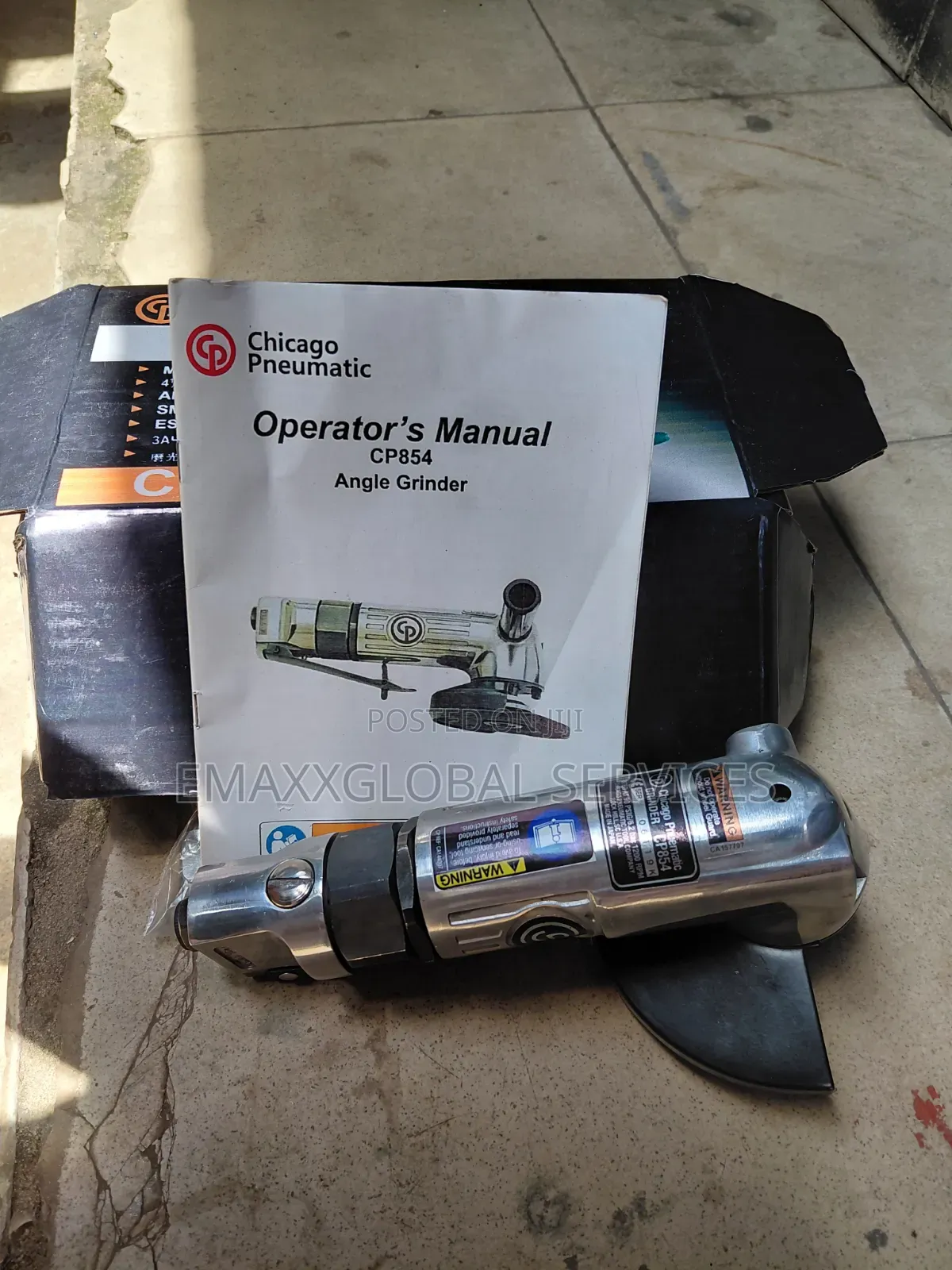 41⁄2 Original Pneumatic Angle Grinding Machine