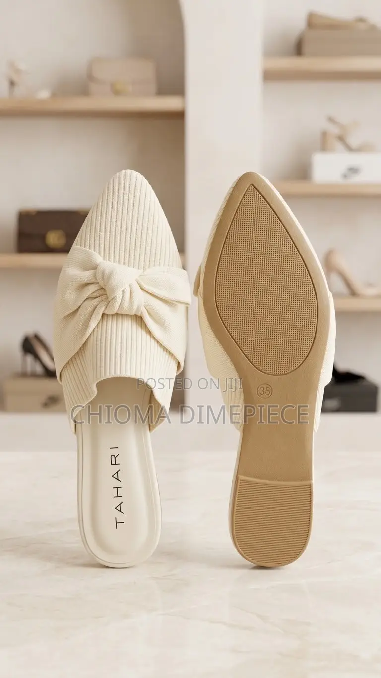 White Half Shoe