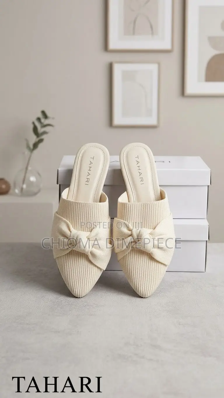 White Half Shoe