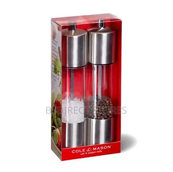 Cole and Mason Monaco Everyday Salt Pepper Mill Gift Set