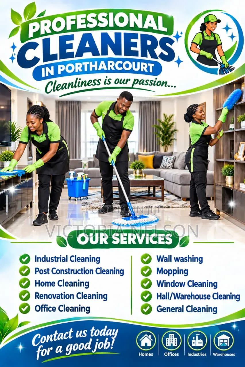 Professional & Trusted Cleaners in PH, Rivers State
