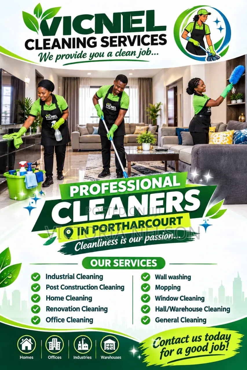 Professional & Trusted Cleaners in PH, Rivers State