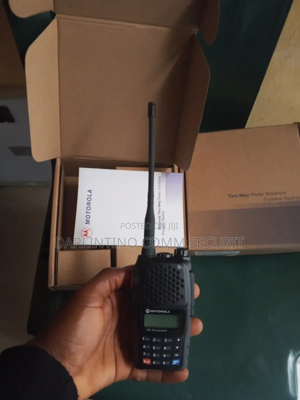 Motorola GP388 FM Transceiver (Walkie Talkie).