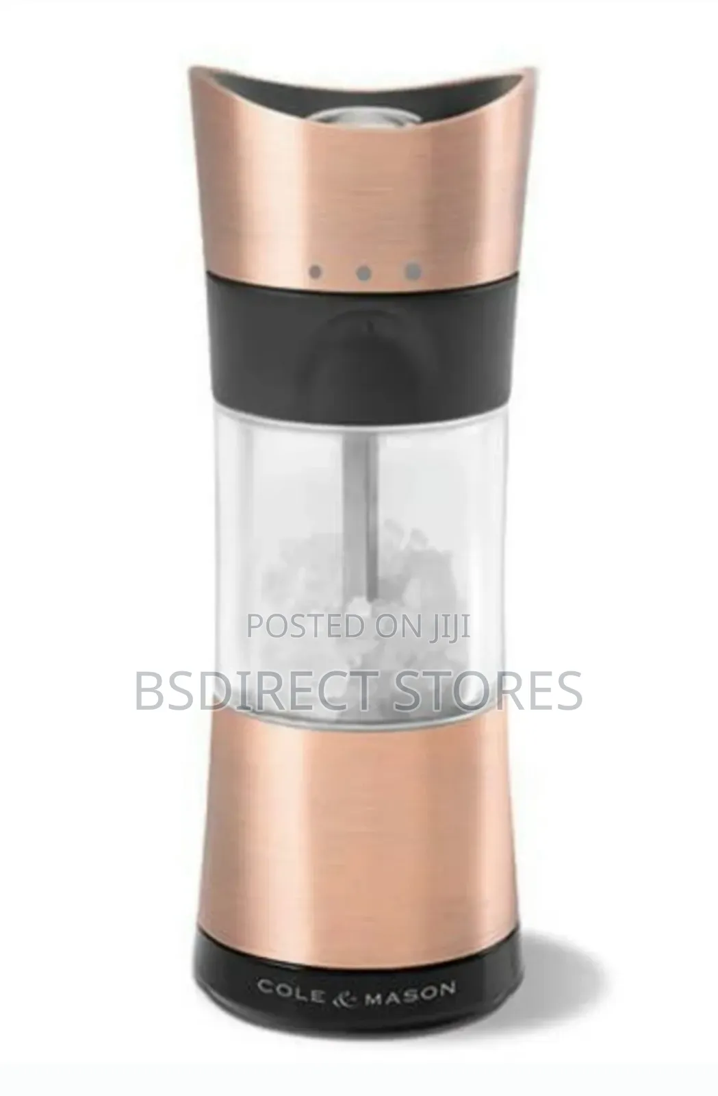 Cole and Mason Horsham Inverta Precision SALT Mill Acrylic and Copper