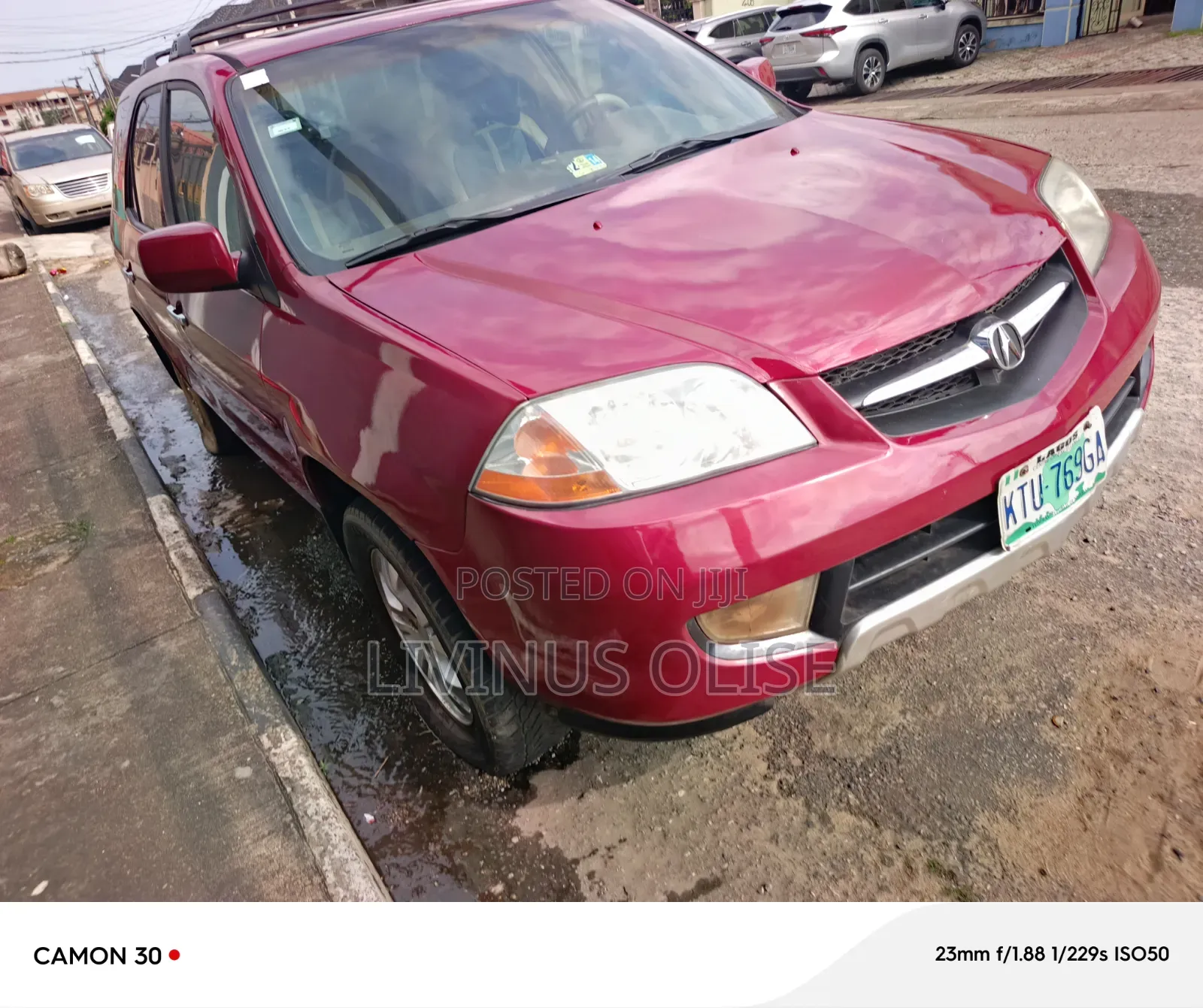 Acura MDX 3.5L 4x4 2003 Red