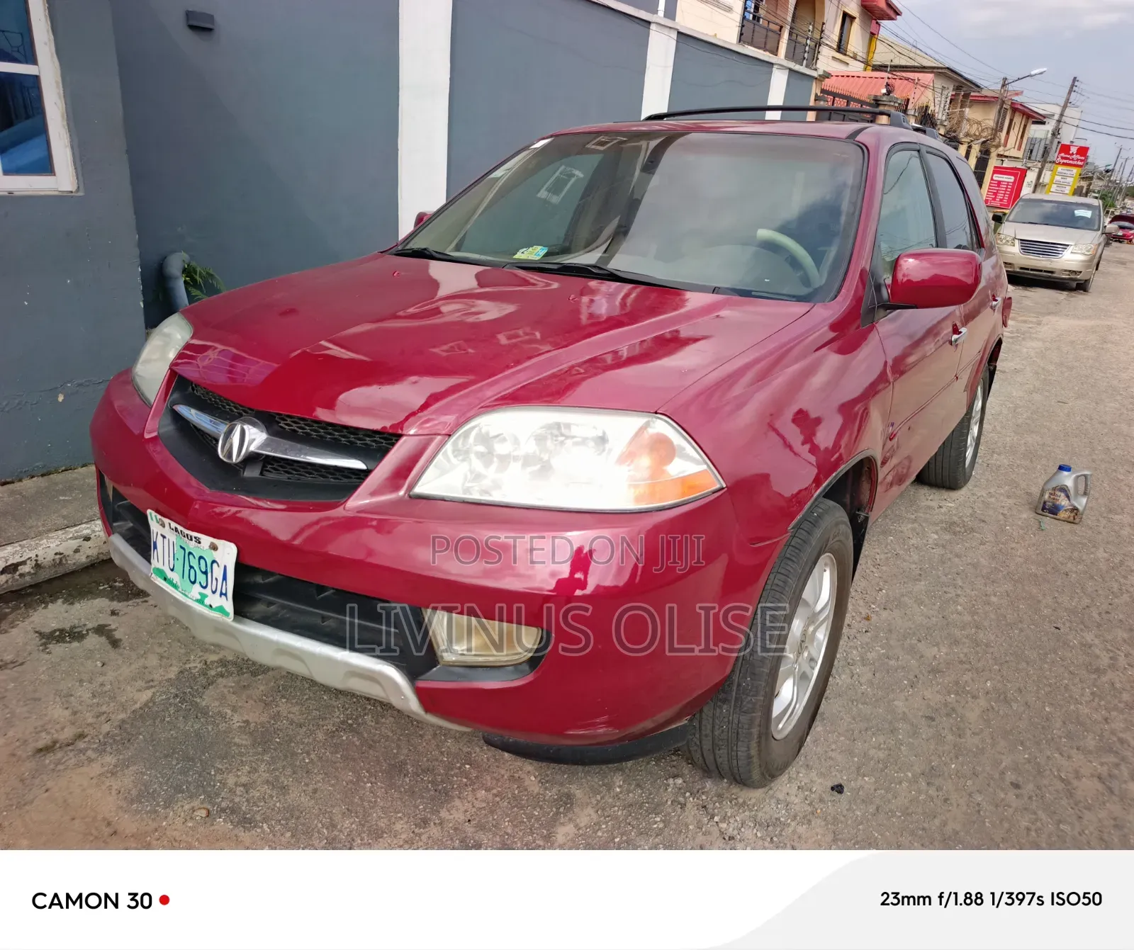 Acura MDX 3.5L 4x4 2003 Red