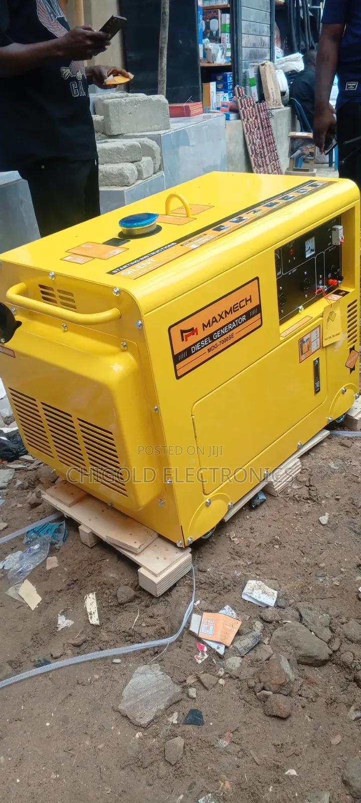 Maxmech Diesel Generator 100% Copper Coil Model 7000se 12kva