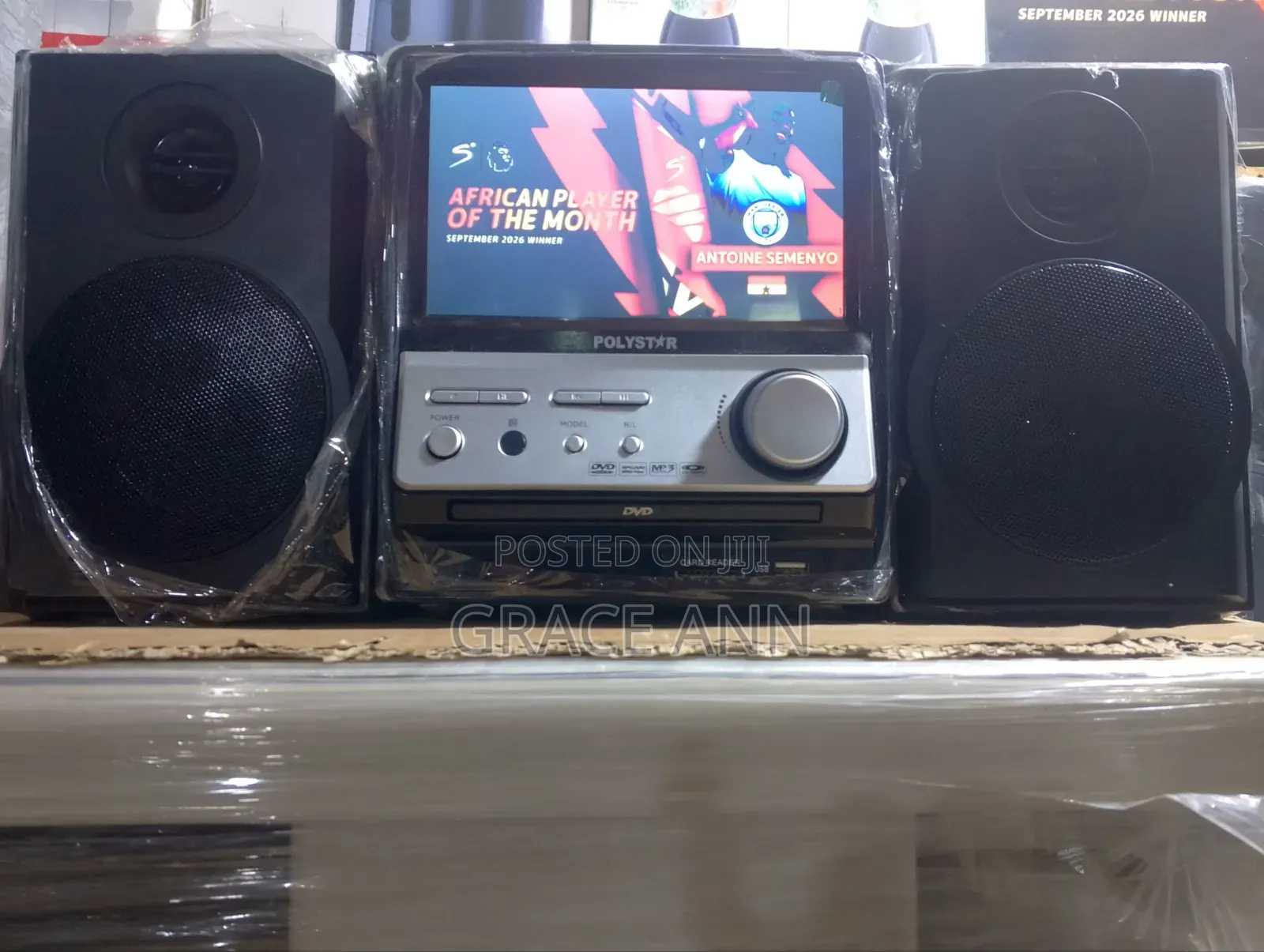 Polystar Mini Hi-Fi Sound System With Mini TV
