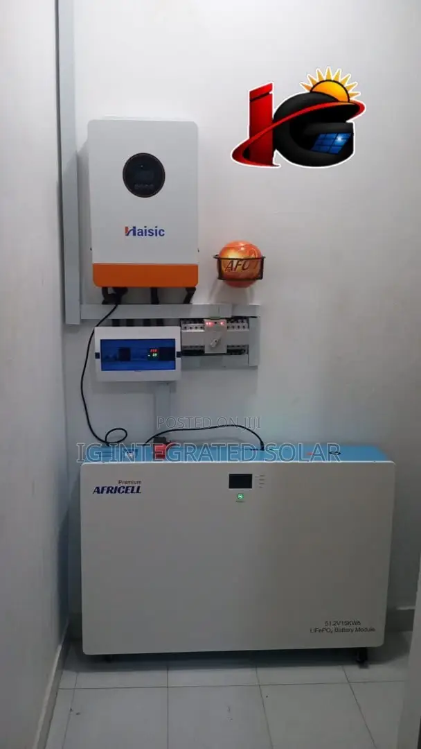 15kwh Lithium Battery With 8kva Inverter Installation Setup