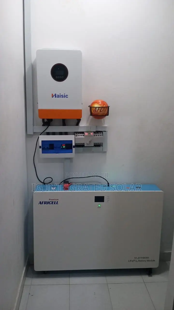15kwh Lithium Battery With 8kva Inverter Installation Setup