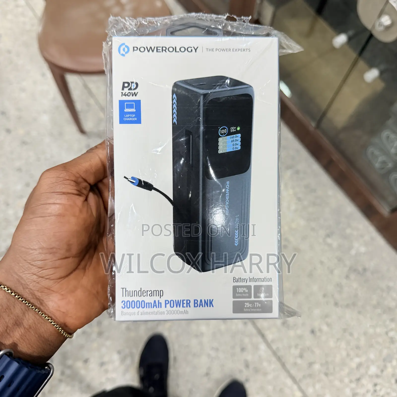 POWEROLOGY Thunderamp 30000mAh Power Bank