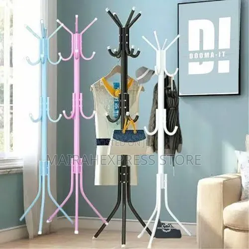 Metal Coat Rack and Bag Hanger T. S