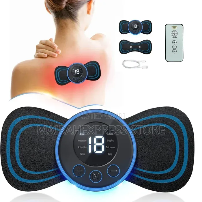 Portable Butterfly Design Mini Electric Neck Massager
