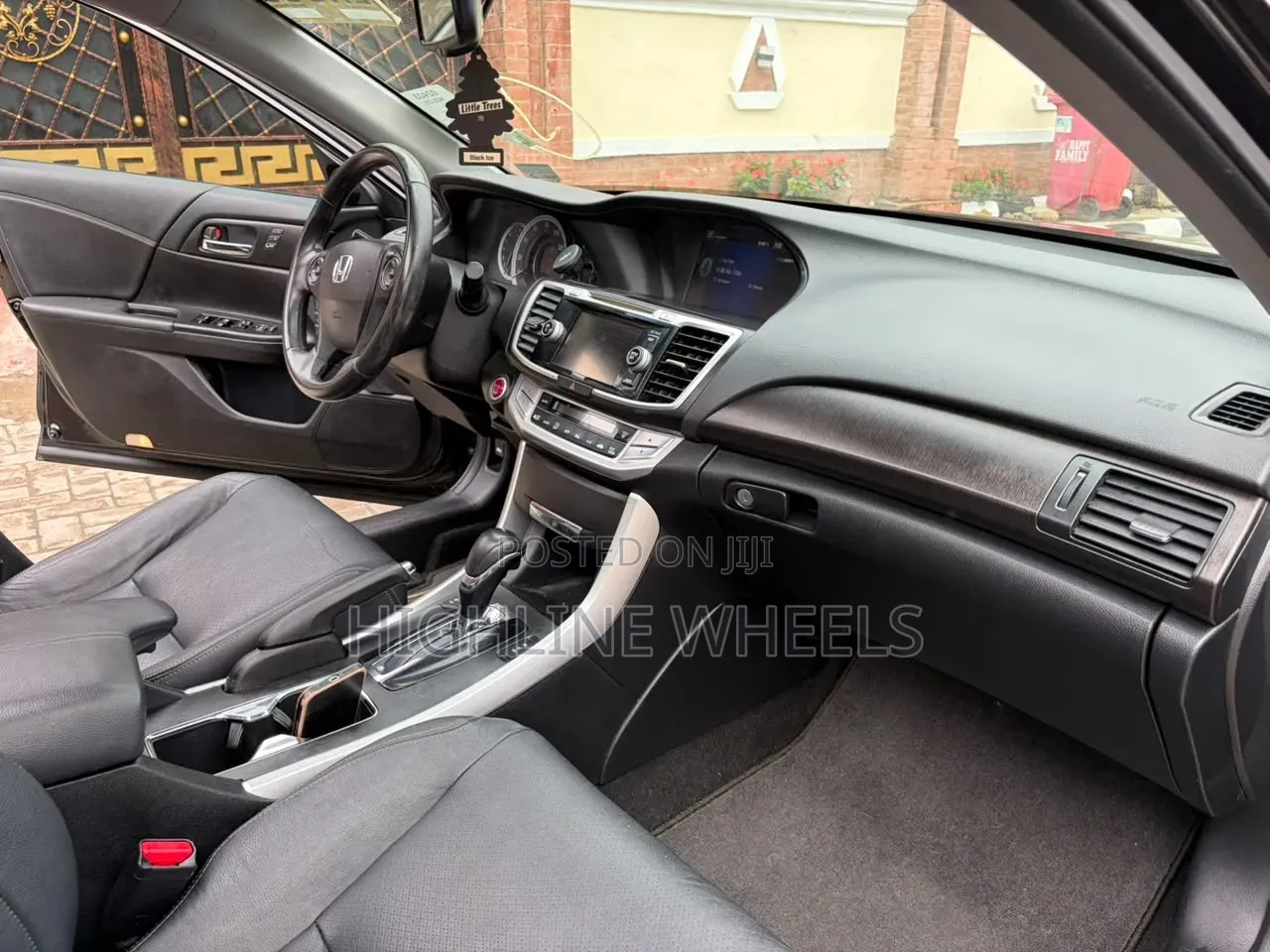 Honda Accord EX-L V-6 4dr Sedan w/Navigation (3.5L 6cyl 6A) 2014 Black