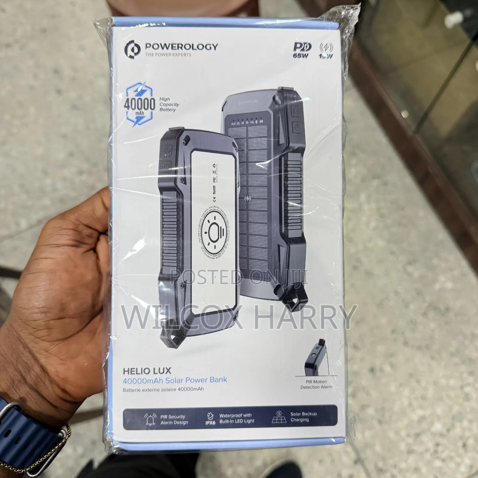 Powerology HELIO LUX 40000mAh Solar Power Bank