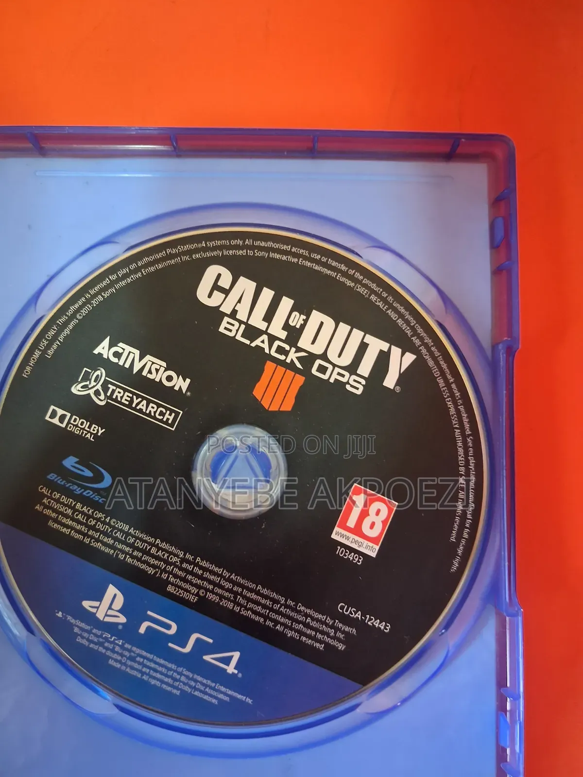 Call of Duty Black Ops 4 Ps4