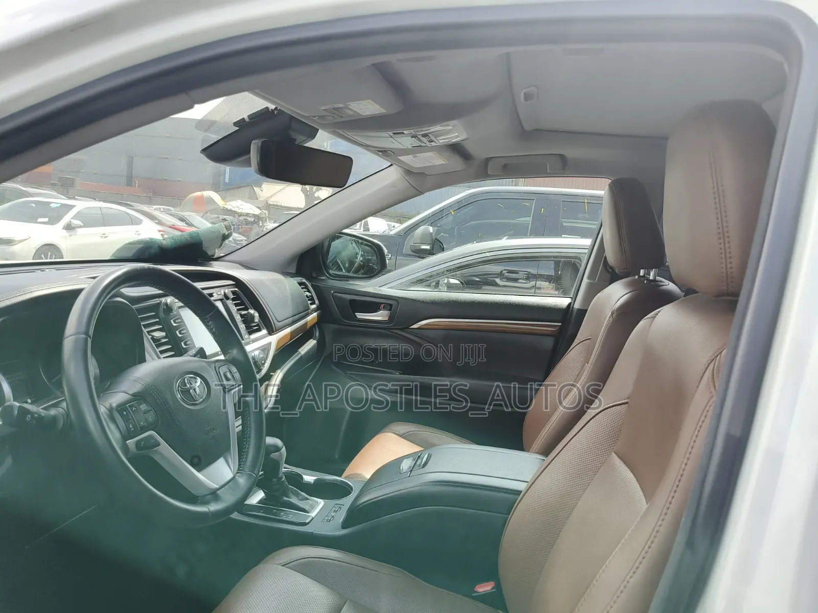 Toyota Highlander Limited Platinum 2019 White