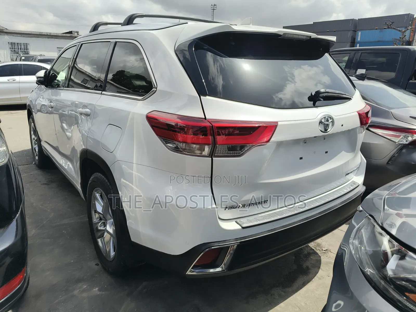 Toyota Highlander Limited Platinum 4x4 V6 (3.5L 6cyl 8A) 2018 White