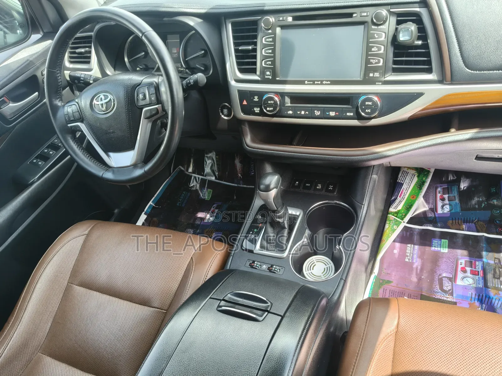 Toyota Highlander Limited Platinum 2019 Brown