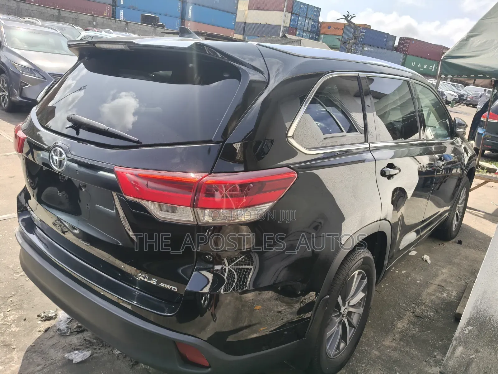 Toyota Highlander XLE 2019 Black
