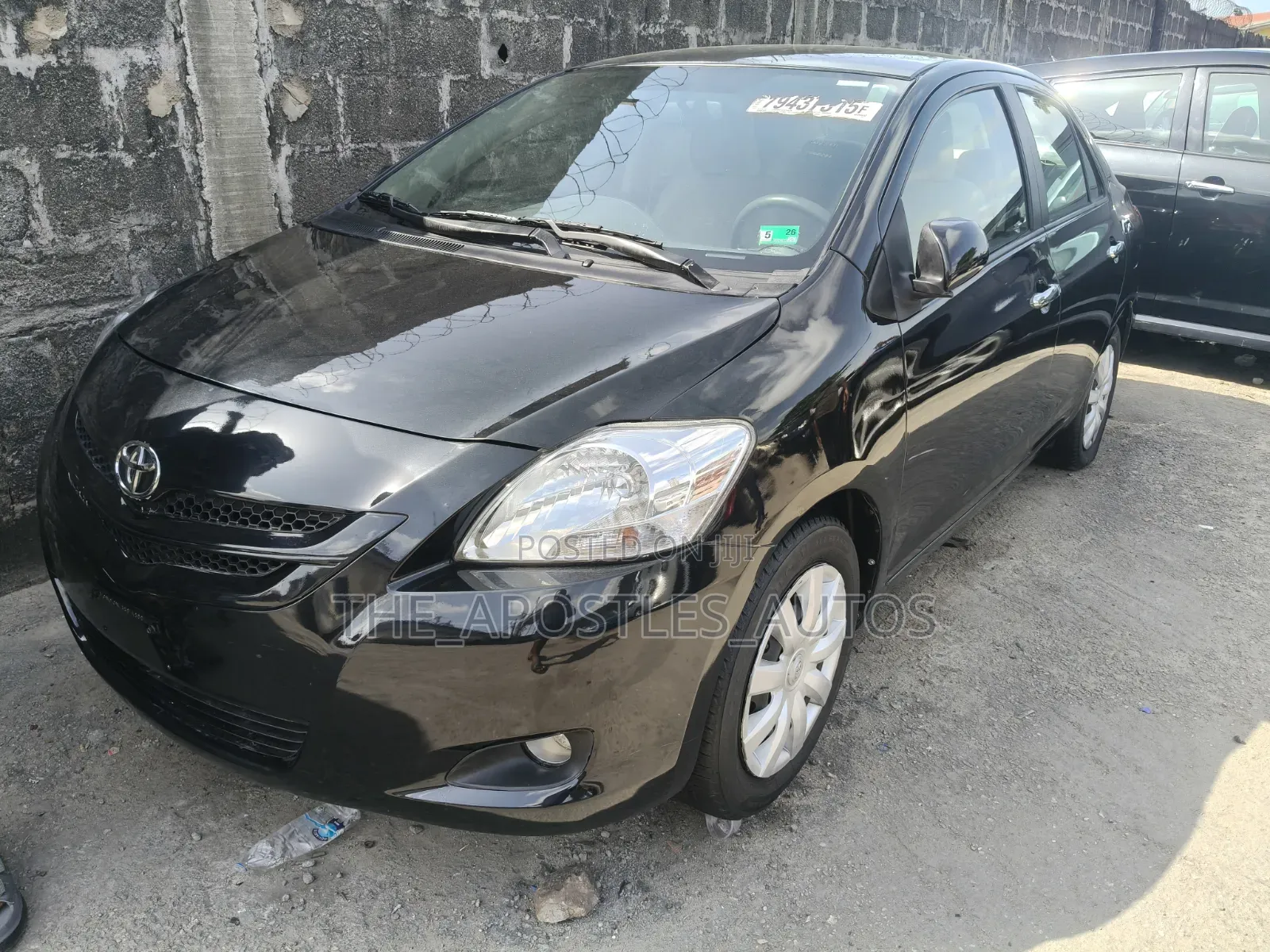 Toyota Yaris Sedan 2007 Black