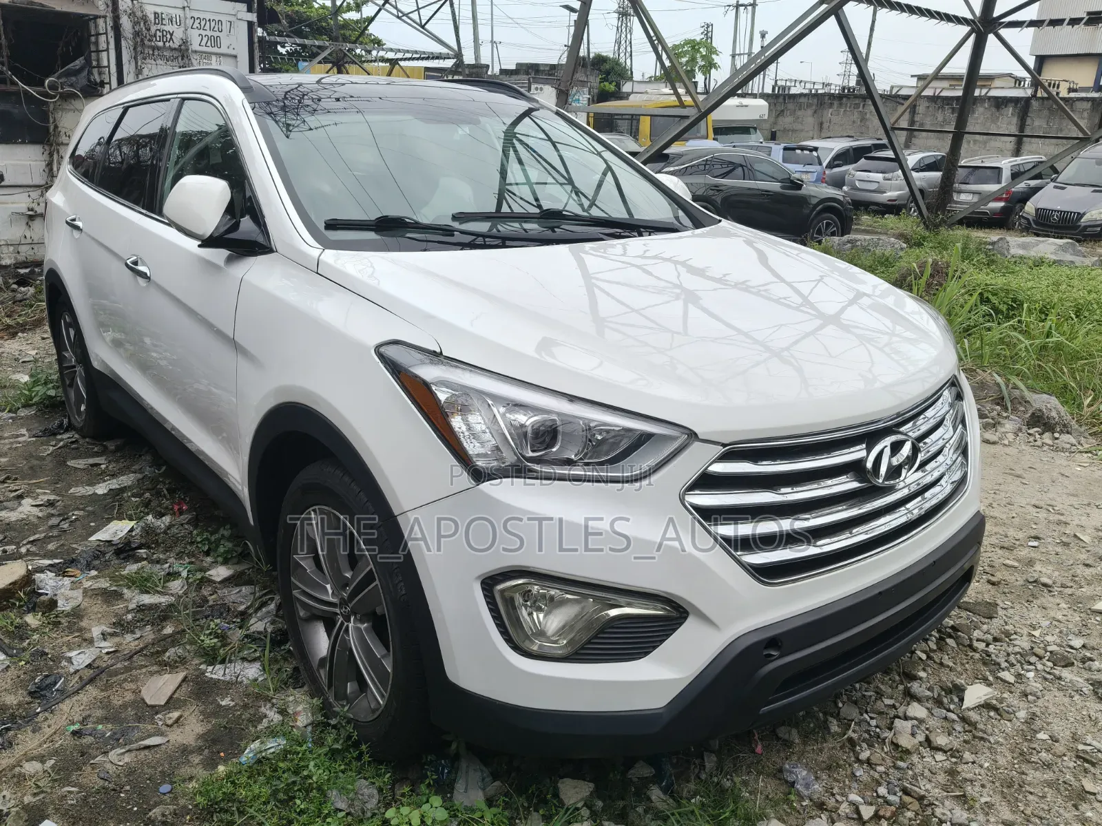 Hyundai Santa Fe Limited 4dr SUV AWD (3.3L 6cyl 6A) 2014 White