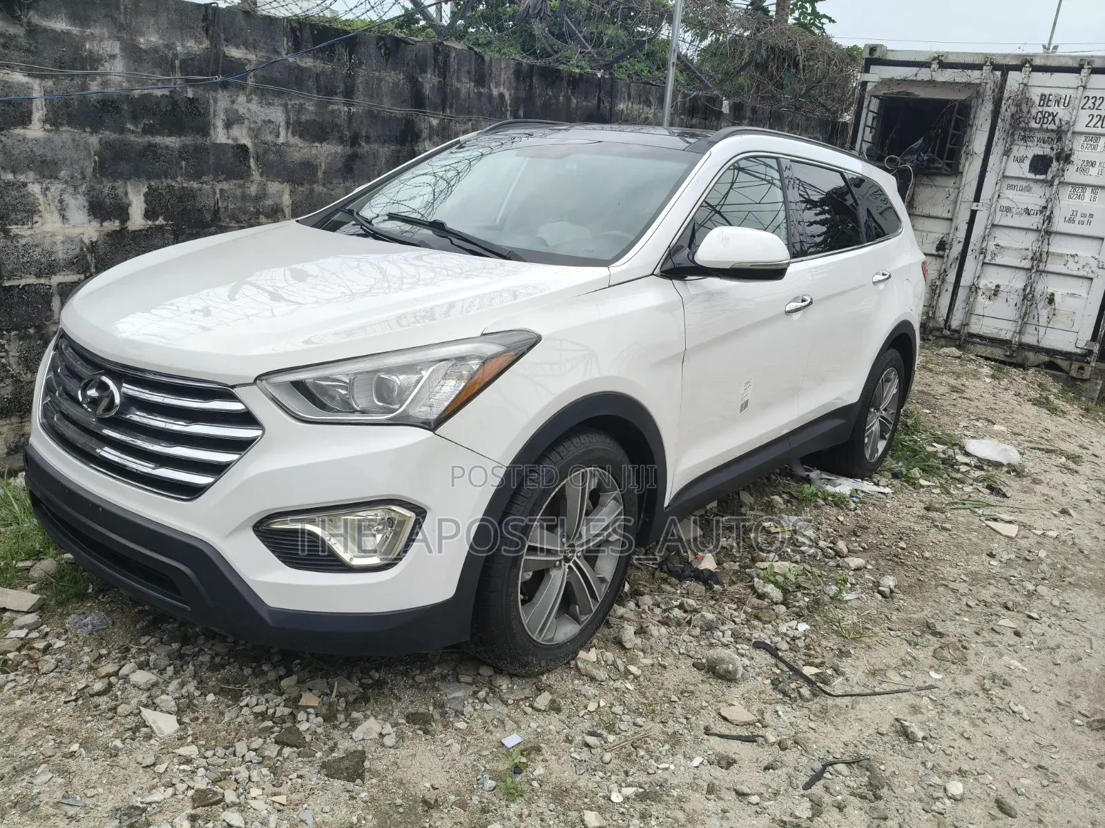 Hyundai Santa Fe Limited 4dr SUV AWD (3.3L 6cyl 6A) 2014 White