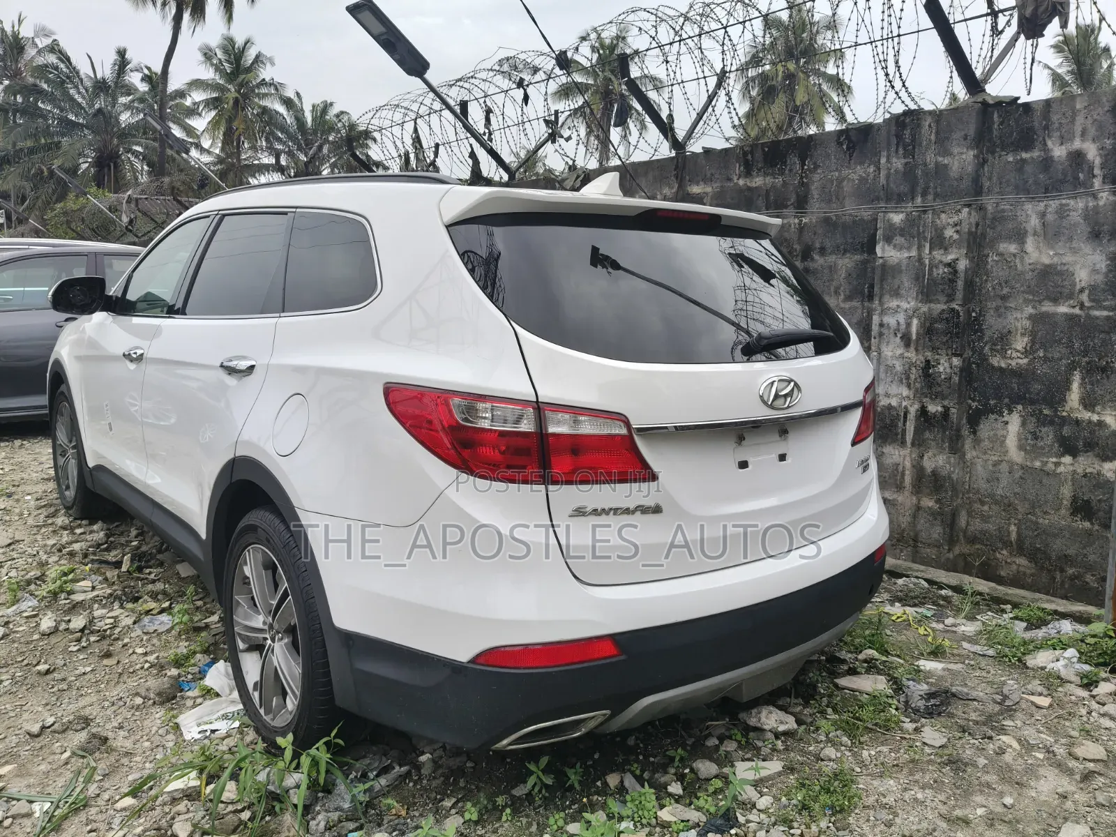 Hyundai Santa Fe Limited 4dr SUV AWD (3.3L 6cyl 6A) 2014 White