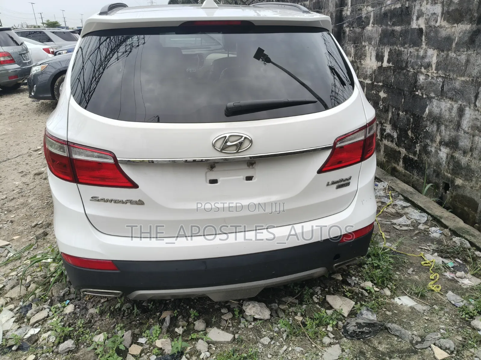 Hyundai Santa Fe Limited 4dr SUV AWD (3.3L 6cyl 6A) 2014 White