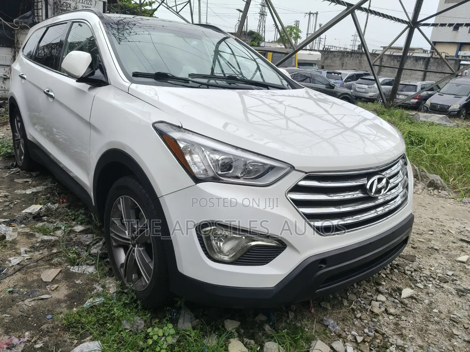 Hyundai Santa Fe Limited 4dr SUV AWD (3.3L 6cyl 6A) 2015 White